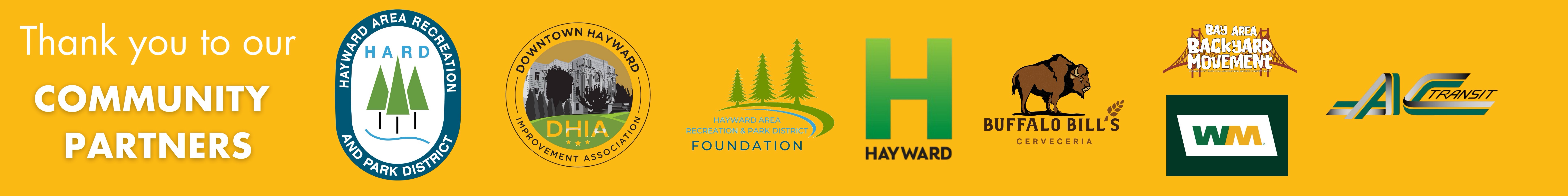 Thank you to our Community Partners
